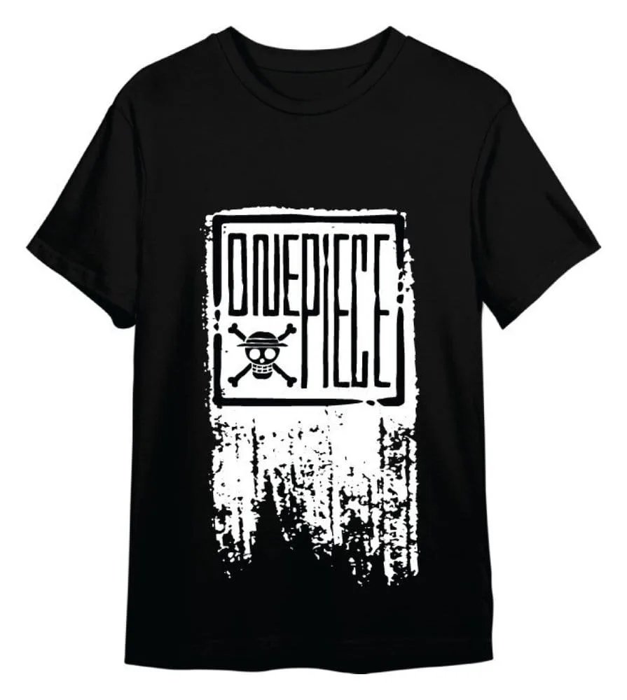 One Piece T-Shirt – Black Logo M