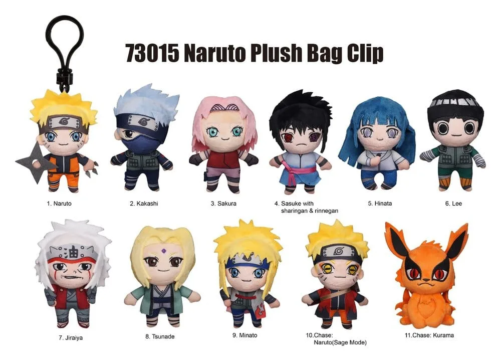 Naruto Plush Bag Clip Display – 24 Blind Bags 3