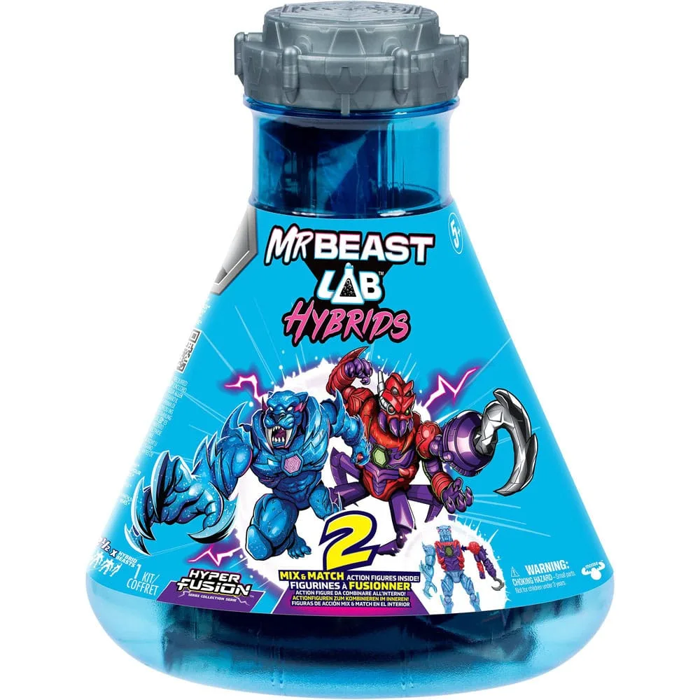 MrBeast Lab Mini Figures – Spider vs Energy Panther 2-Pack 11 cm 5