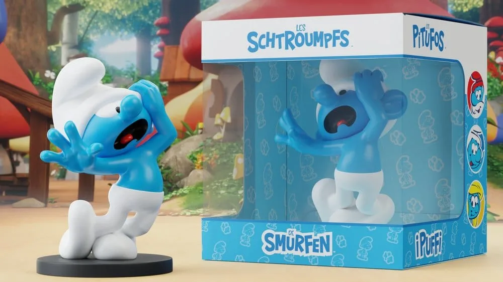 The Smurfs Statue – Clumsy Smurf 12 cm 4