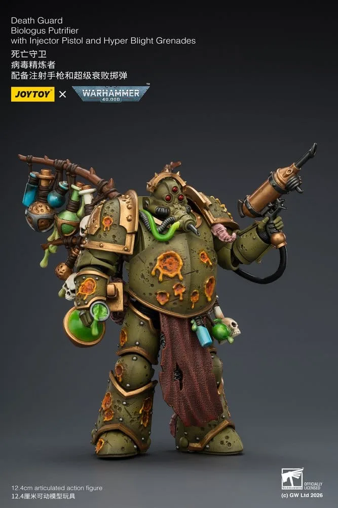 Warhammer 40,000 Action Figure – Biologus Putrifier 12.4 cm 3