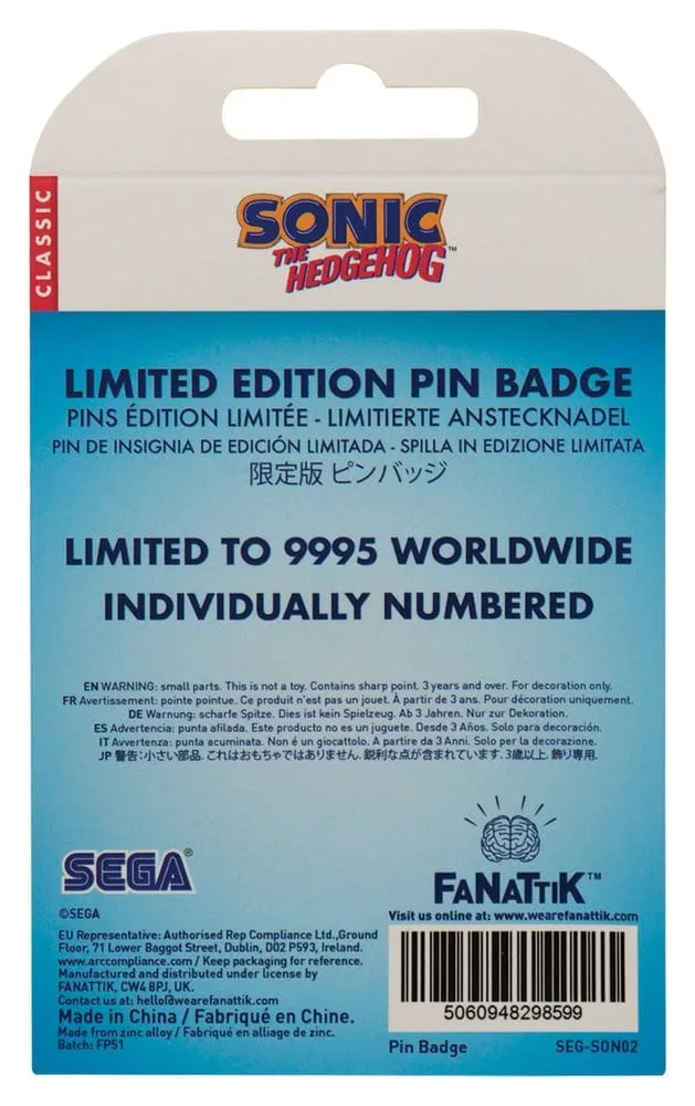 Sonic the Hedgehog Pin – Tails and Knuckles Trio 40 mm 2