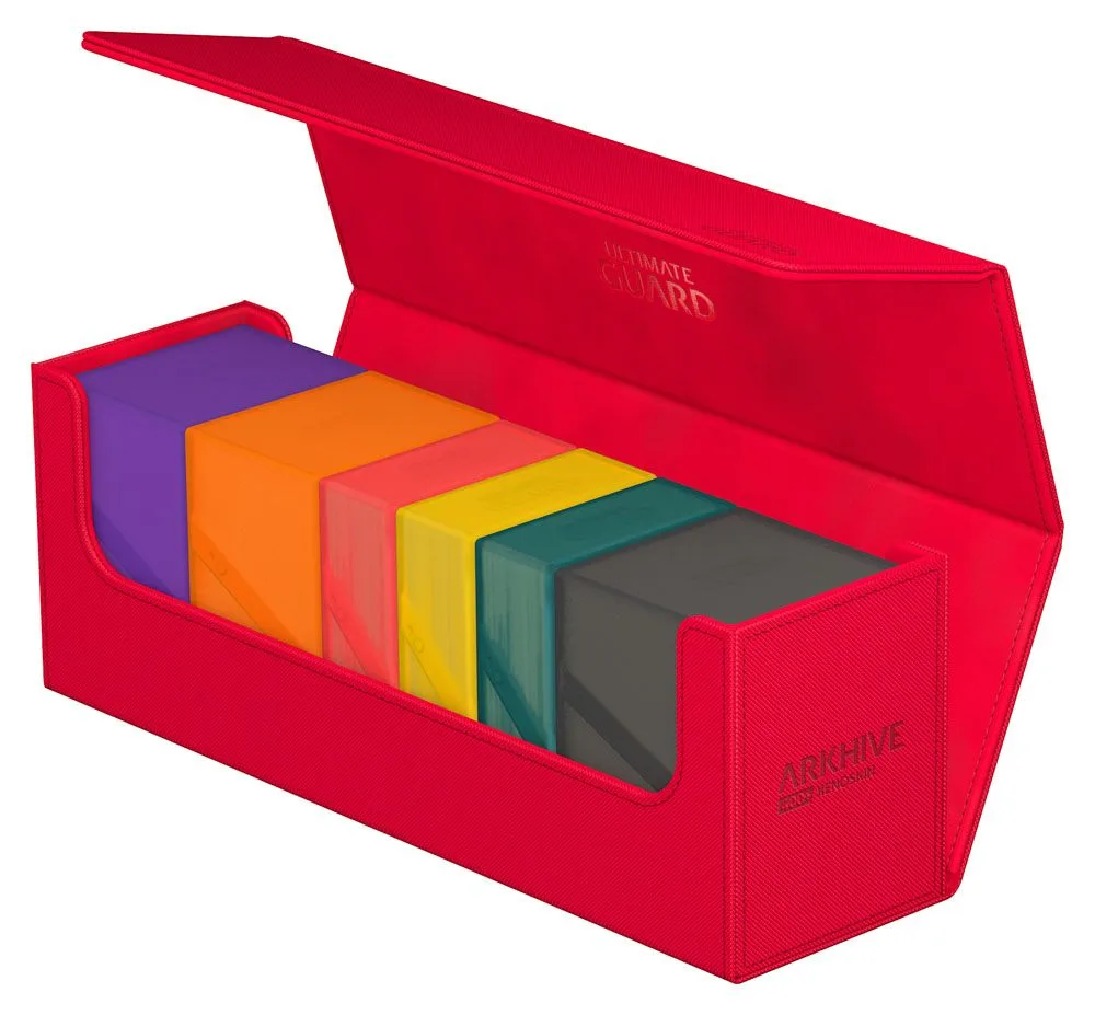 Ultimate Guard Card Storage Box – Arkhive 400+ Xenoskin Red 16
