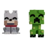 Minecraft Vinyl Figures – Wolf and Creeper Monitor Buddiez 1