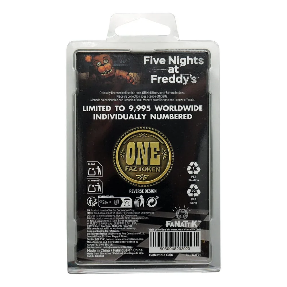 Five Nights at Freddy’s Coin – Limited Edition Faz Token 38 mm 2