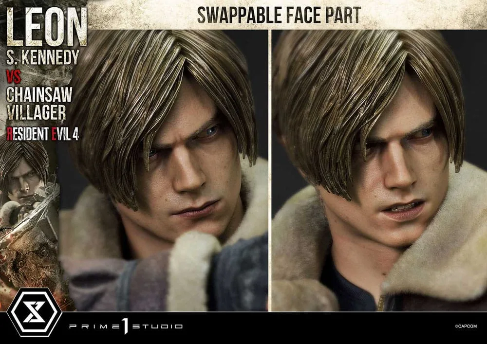 Resident Evil 4 Statue – Leon vs Chainsaw Villager Bonus 76 cm 12