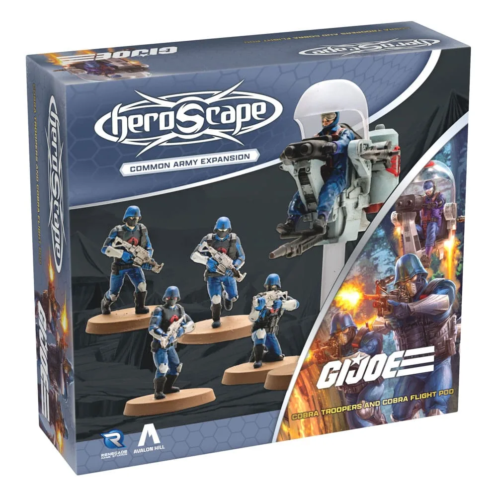 G.I. Joe Heroscape Expansion – Cobra Troopers and Flight Pod
