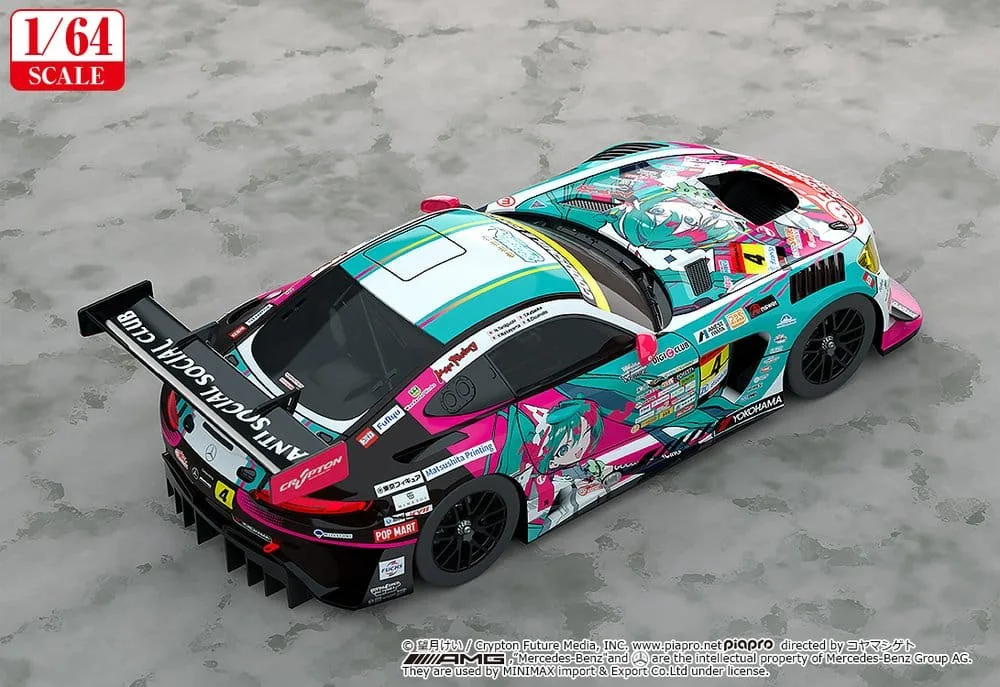 Hatsune Miku GT Project Model Car – AMG 2025 1/64 7 cm 3