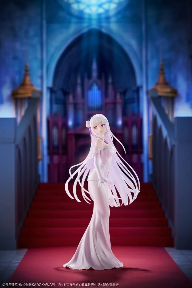 Re:ZERO Figure – Emilia Wedding Dress 24 cm 8