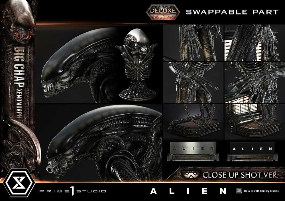 Alien Statue – Big Chap Close-Up Deluxe 100 cm 5