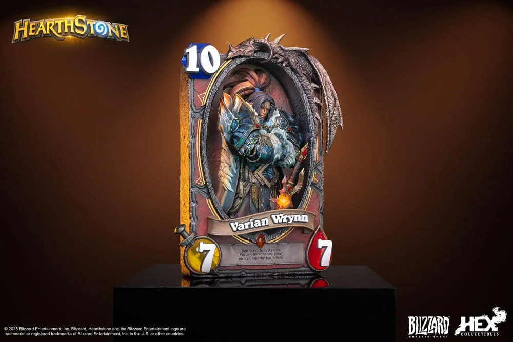 Hearthstone 3D Art Frame Statue – Varian Wrynn 31 cm 8