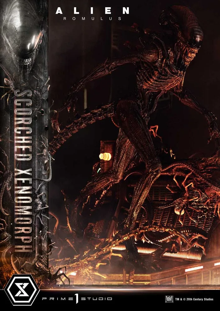 Alien Romulus Statue – Scorched Xenomorph 98 cm 12