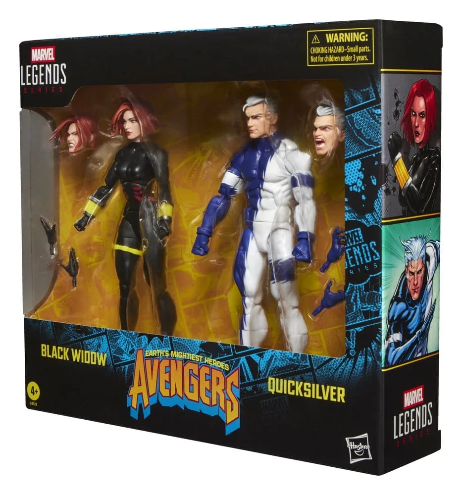 Avengers Actiefiguren – Black Widow & Quicksilver 2-pack 15 cm 5