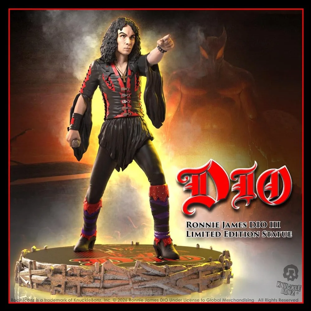 Dio beeld – Ronnie James Dio III Rock Iconz 18 cm 2