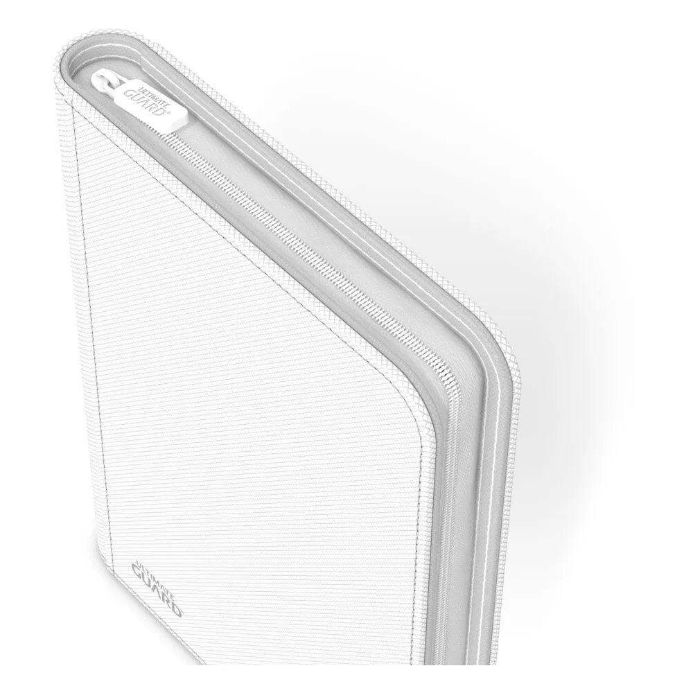 Ultimate Guard Card Binder – White Zipfolio 160 8-Pocket Xenoskin 5