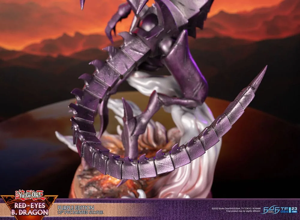 Yu-Gi-Oh Statue – Red-Eyes B. Dragon Purple 33 cm 31