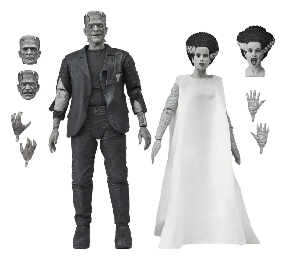Universal Monsters Action Figures – Monster and Bride 2-Pack 18 cm 1