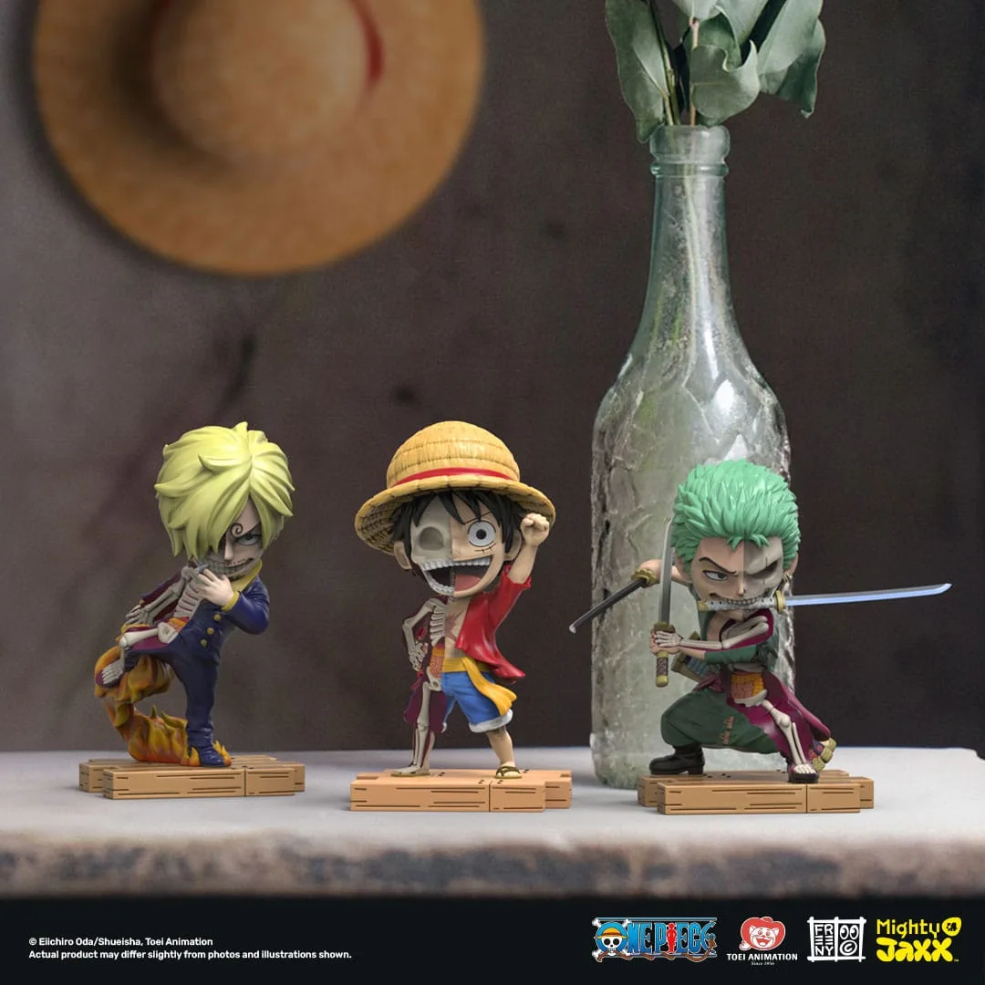 One Piece Vinyl Figures – Freeny Luffy Zoro and Sanji 10 cm 2