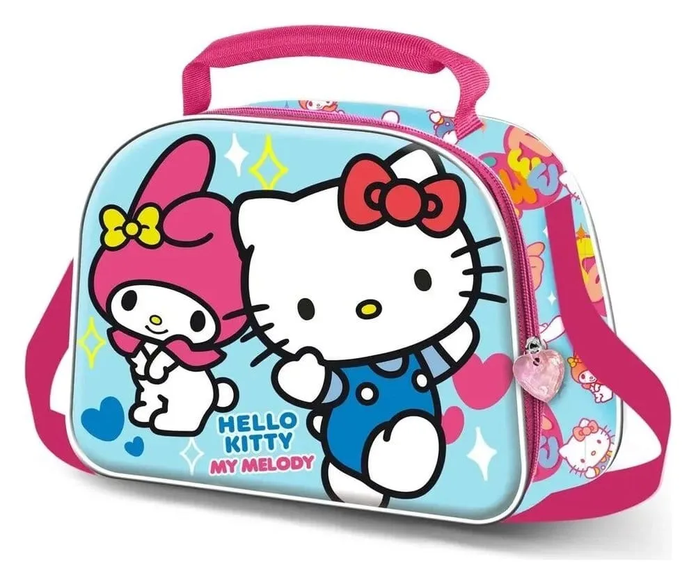 Sanrio Lunch Bag – Hello Kitty Friendship Blue 26 x 20 x 10 cm