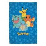 Pokémon Fleece Blanket – Starter Design 130 x 160 cm 1