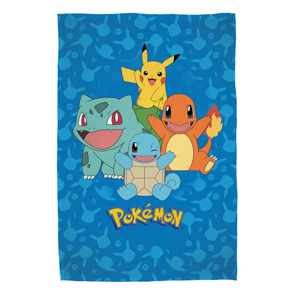 Pokémon Fleece Blanket – Starter Design 130 x 160 cm