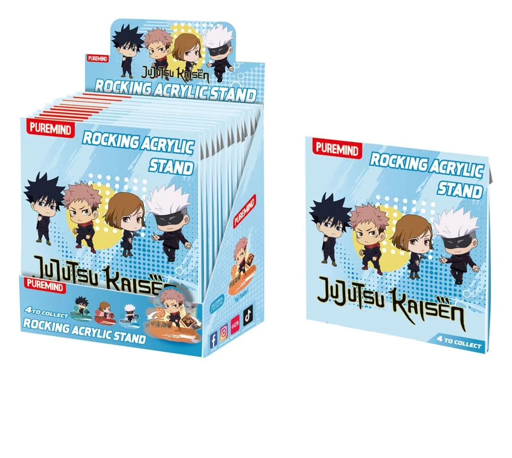 Jujutsu Kaisen Acrylic Stands – Rocking Blind Box Display 16-Pack