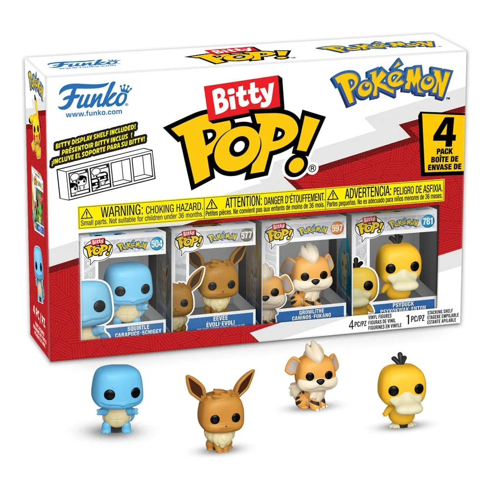 Pokémon Mini Figure Set – Bitty Pop Series 4 2 cm
