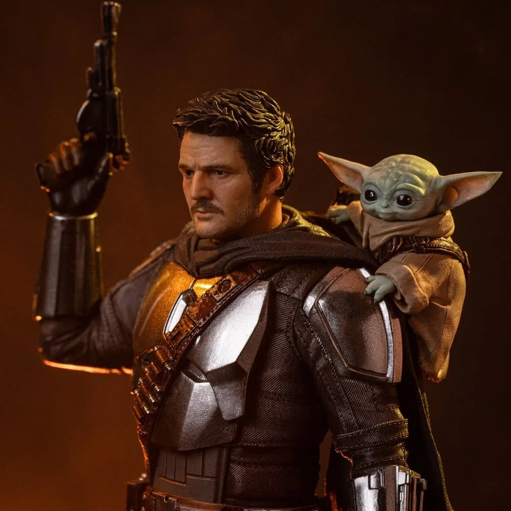 Star Wars Art Scale Statue – The Mandalorian and Grogu 1/10 25 cm 9