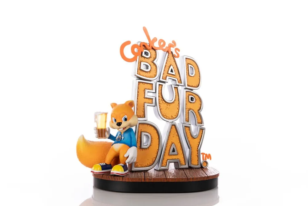 Conker's Bad Fur Day Statue – Game Cover 45 cm
