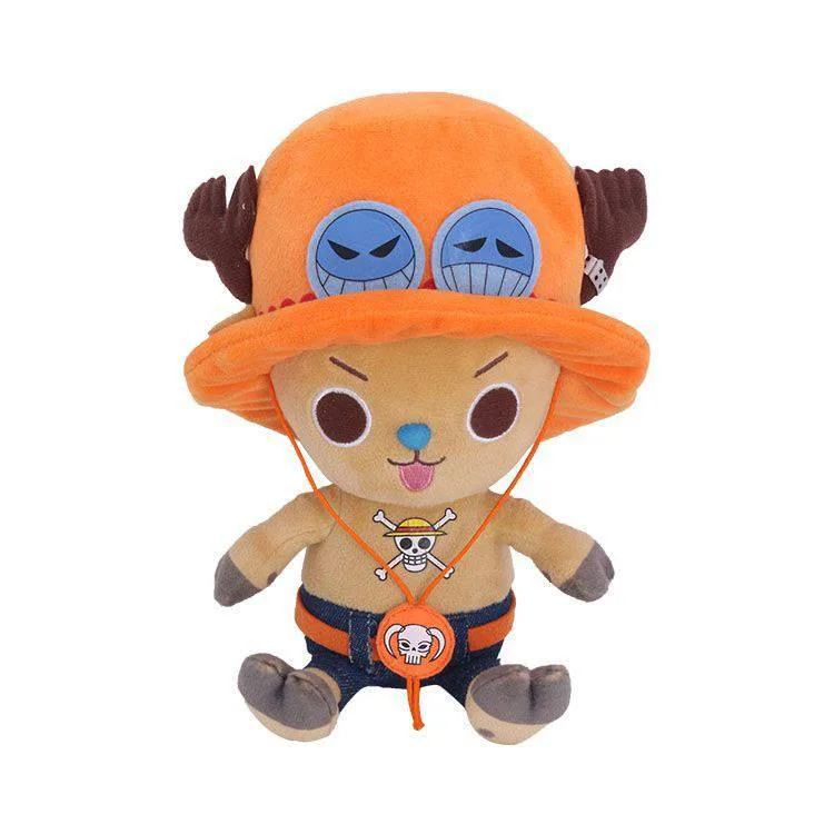One Piece Plush Figure – Chopper x Ace 11 cm
