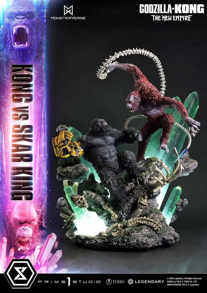 Godzilla x Kong Statue – Kong vs Skar King Bonus Version 104 cm 1
