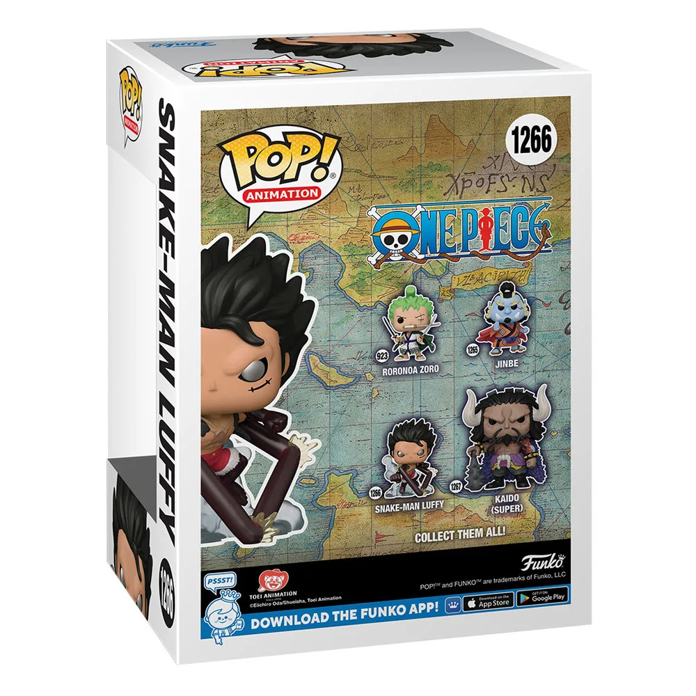 One Piece Vinyl Figure – Pop Television Snake-Man Luffy 9 cm 3