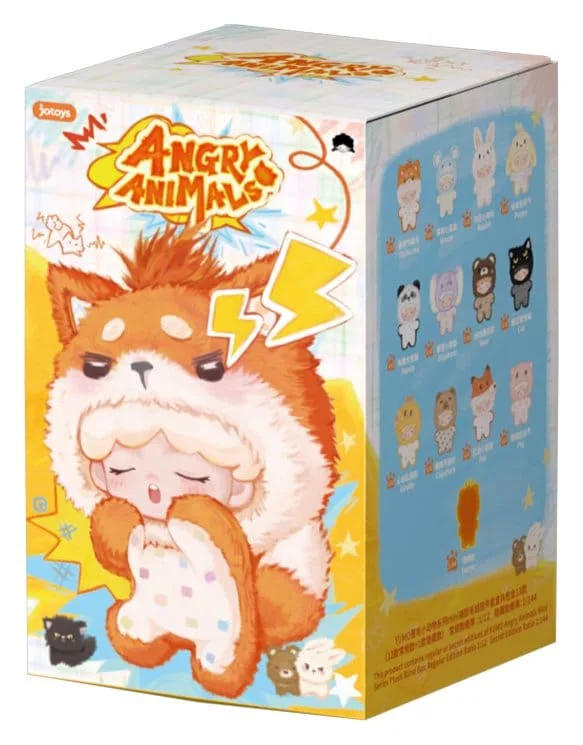 Yumo Plüschfiguren – Angry Animals 12er-Blindbox-Display 9 cm 2