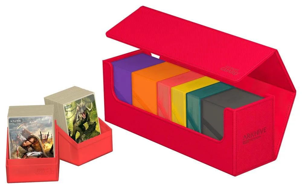 Ultimate Guard Card Storage Box – Arkhive 400+ Xenoskin Red 7