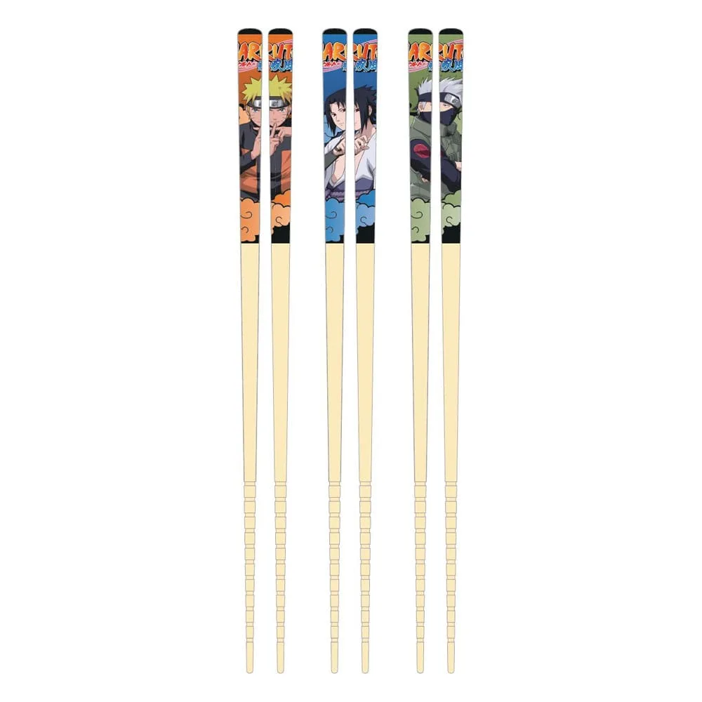 Naruto Bamboo Chopsticks – Team 7 Set of 3