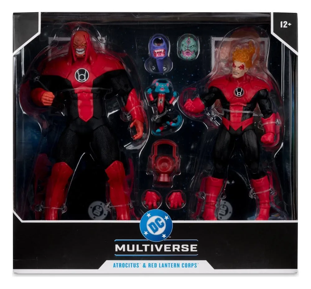 DC Action Figures – Atrocitus and Red Lantern Corps 2-Pack 18 cm 8