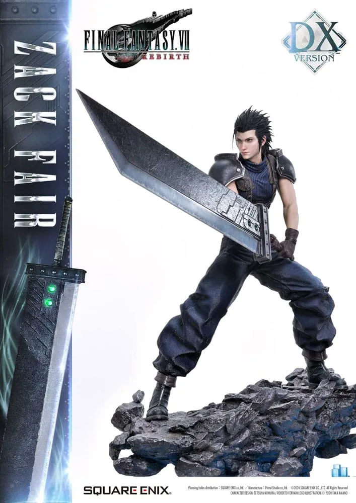 Final Fantasy VII Rebirth Statue – Zack Fair Deluxe 1/4 57 cm