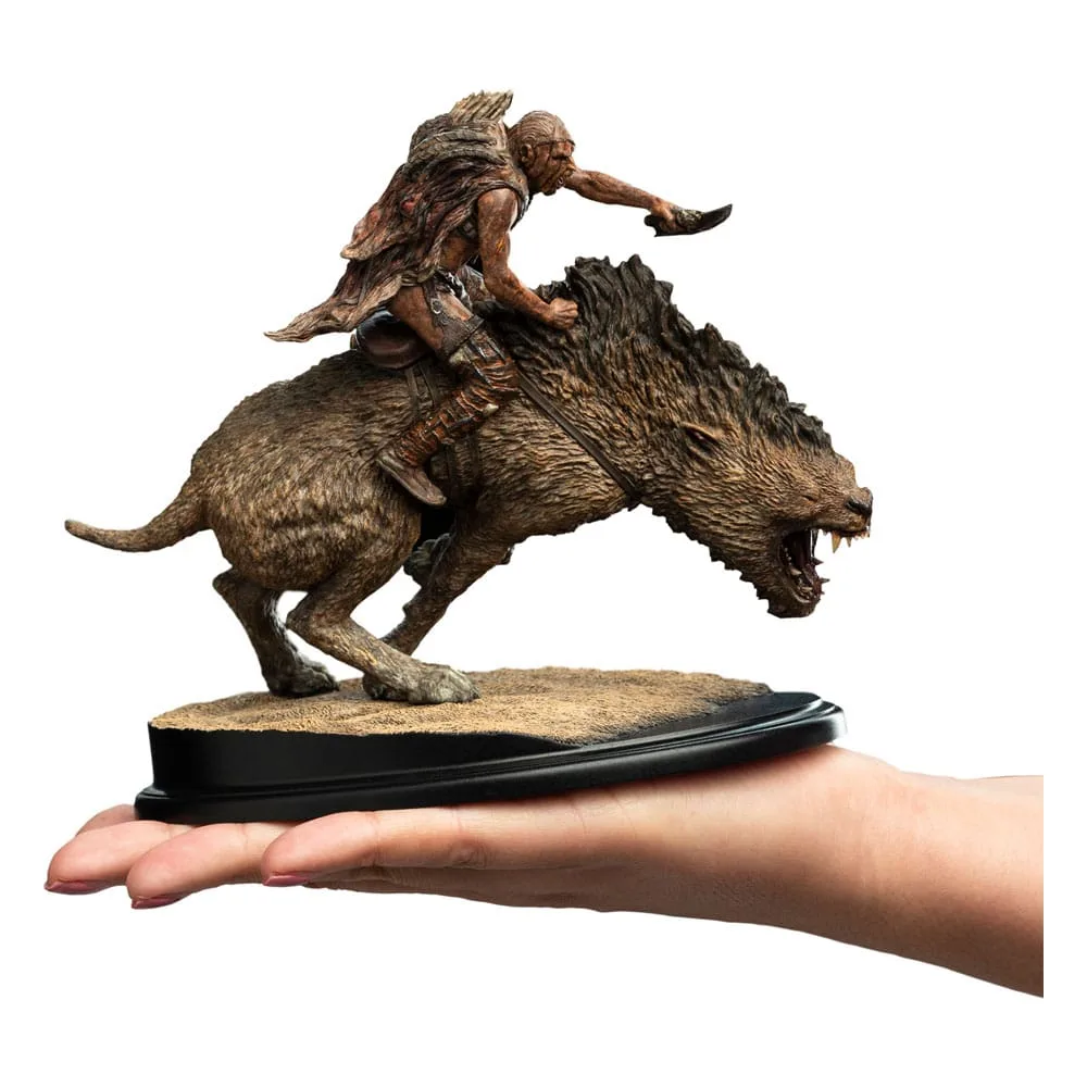 Lord of the Rings Mini Statue – Sharkû on Warg 18 cm 6