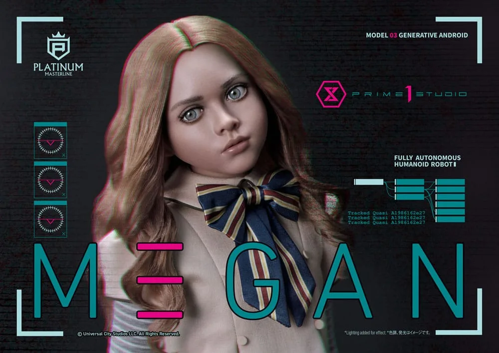 M3GAN Statue – 1/3 Scale AI Doll 50 cm 2