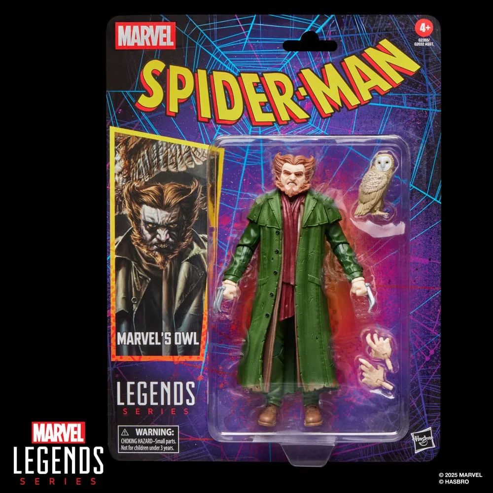 Spider-Man Action Figure – Marvel Legends Retro Owl 15 cm 2