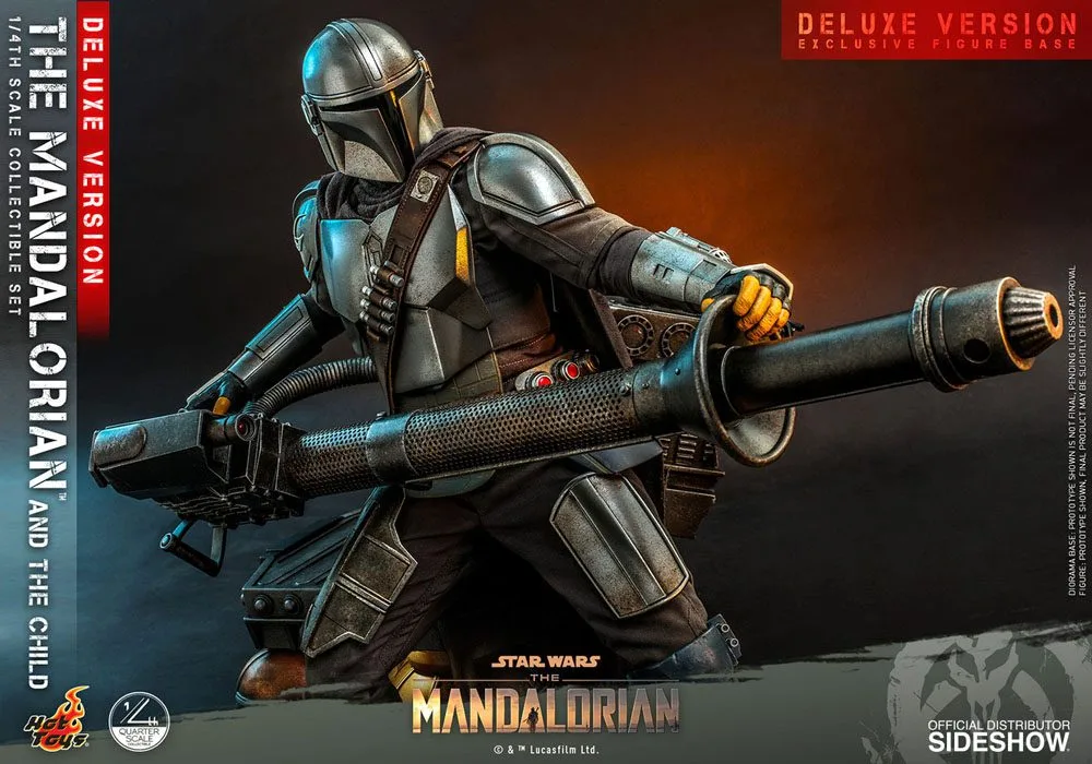 Star Wars Action Figures – Mandalorian and Child Deluxe 1/4 Scale 3