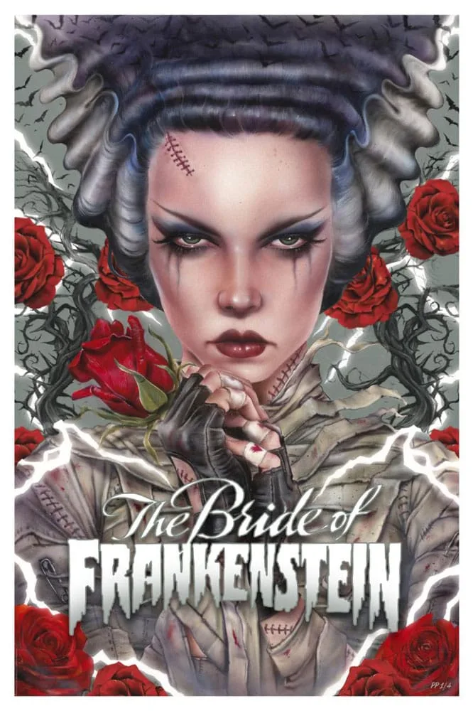 Bride of Frankenstein Art Print – Bride Afterlife 61 x 41 cm