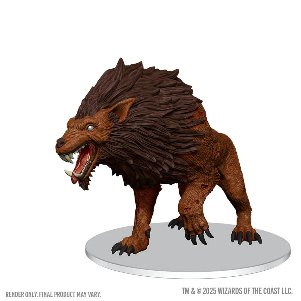 Dungeons & Dragons Miniature – Icons of the Realms Dire Worg 11 cm