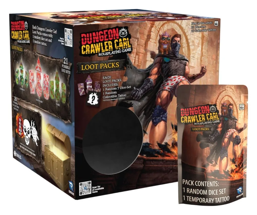 Dungeon Crawler Carl Dice – Loot Pack Display of 20