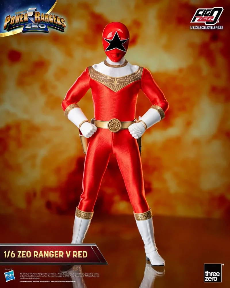 Power Rangers Zeo Action Figure – FigZero Ranger V Red 30.7 cm