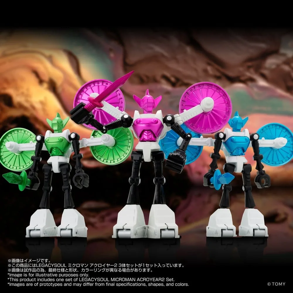 Microman Action Figure 3-Pack – Legacysoul Acroyear 2 4