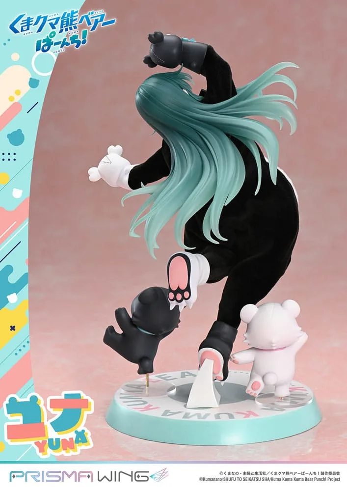 Kuma Kuma Kuma Bear Punch Statue – Yuna Prisma Wing 28 cm 13