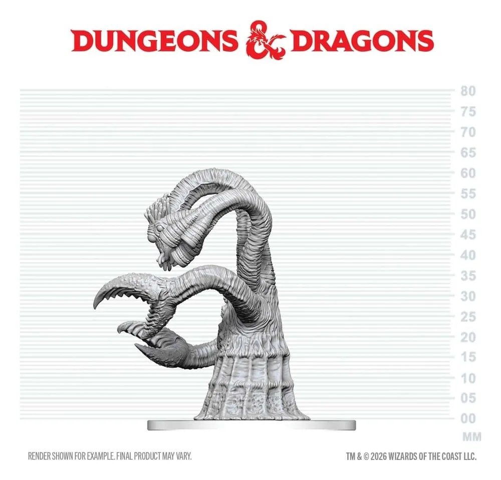 Dungeons & Dragons Unpainted Miniature – Yithian 14 cm 5