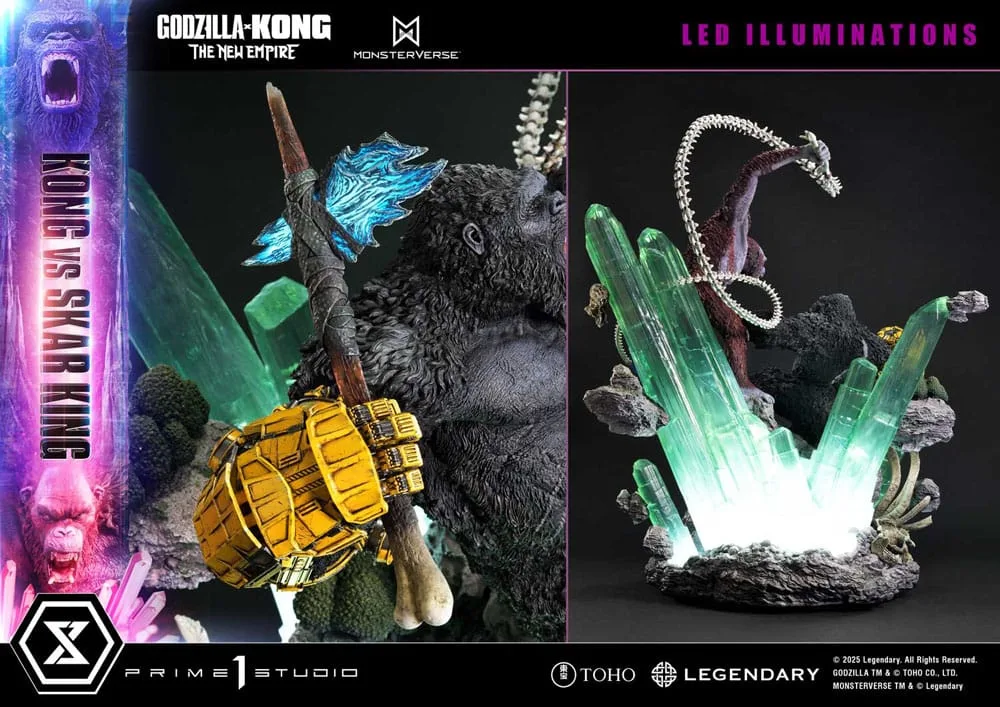 Godzilla x Kong Diorama Statue – Kong vs Skar King 104 cm 6