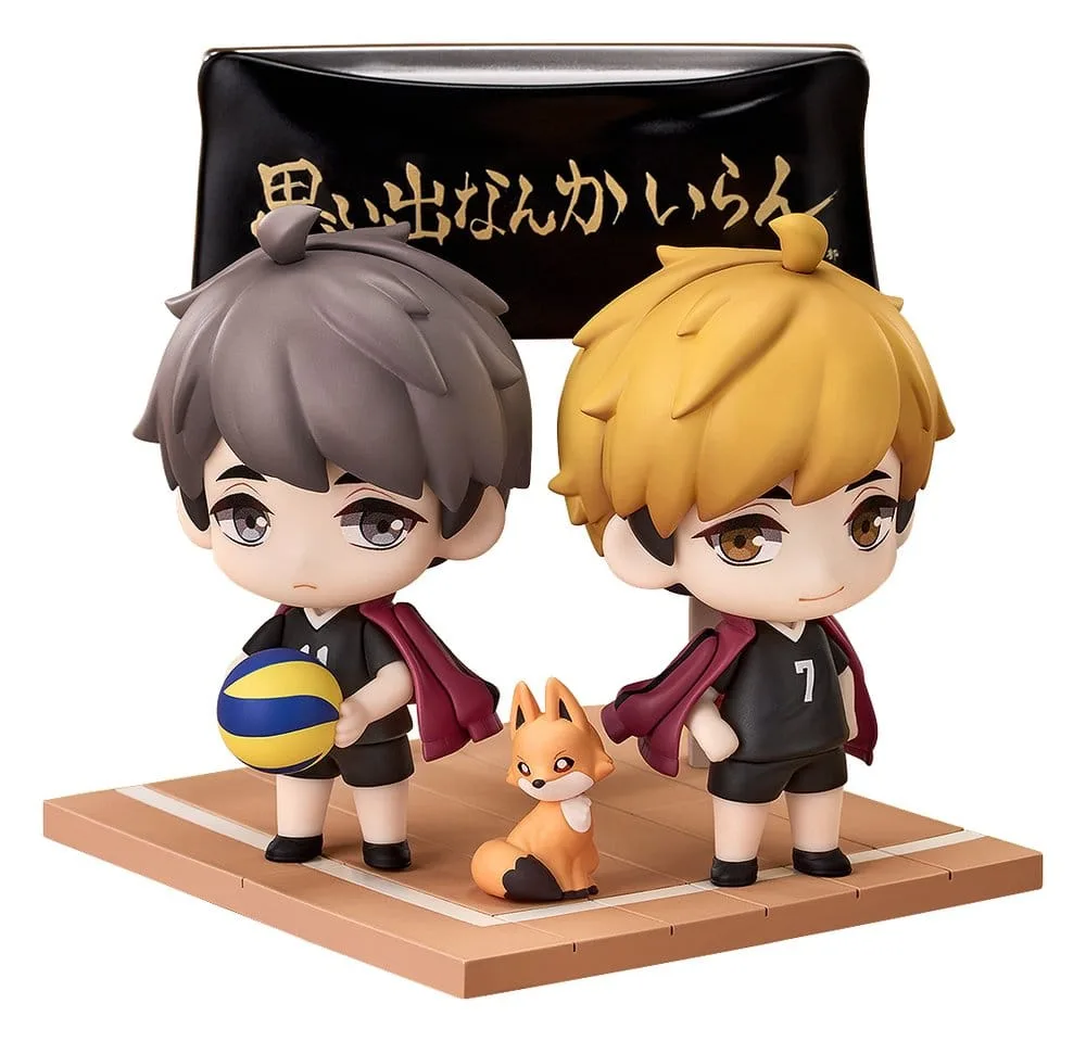 Haikyu Mini Figures – Qset Plus Atsumu and Osamu Miya 2 Pack 8 cm 1